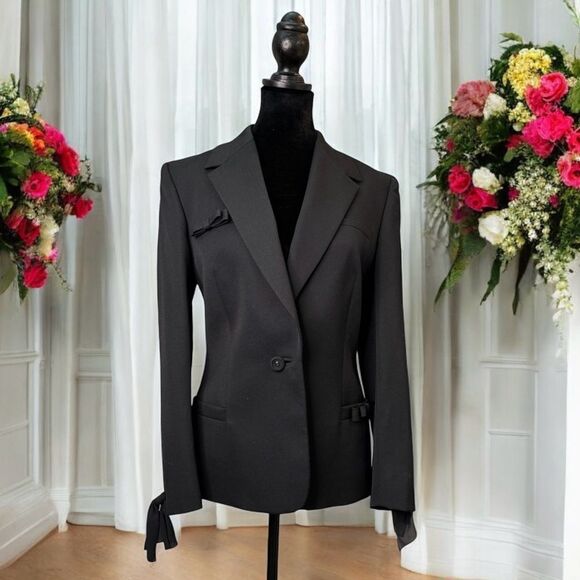 Gianni Versace Bow Embellished Blazer (EU 40/US 8) - Picture 1 of 11